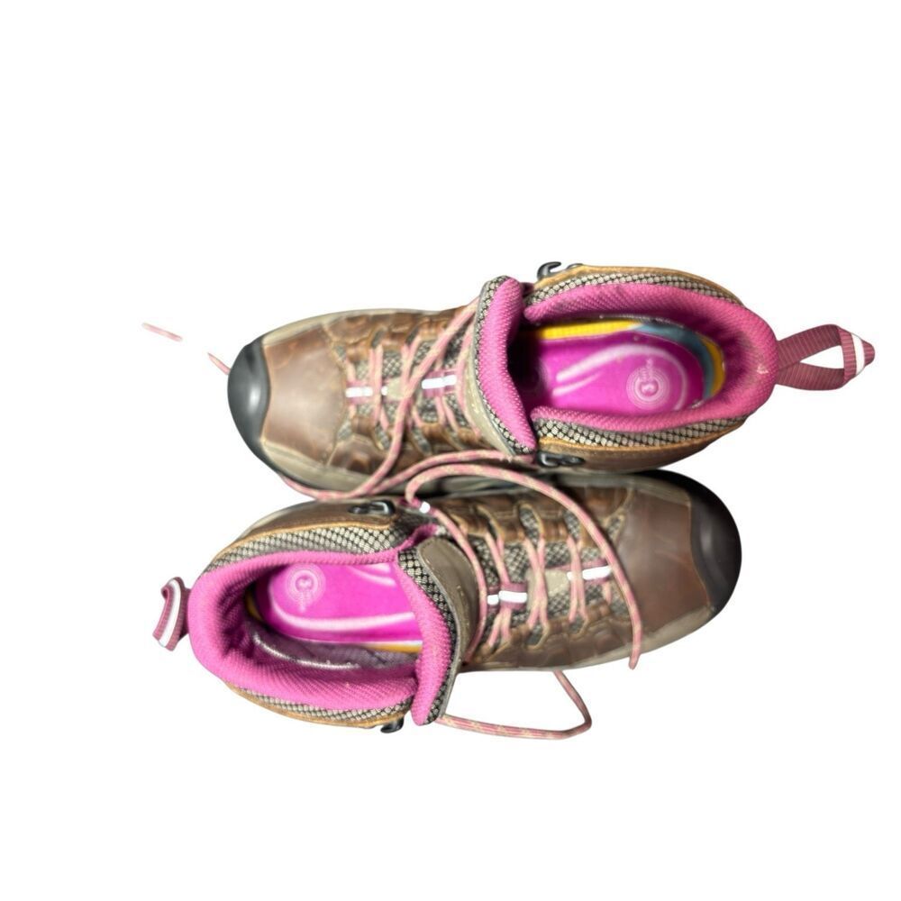 Keen Women’s Waterproof Hiking Boots Brown Pink – Size 9 - Picture 6 of 14